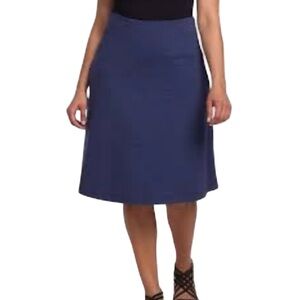 WoolX Teal Blue Marilyn Merino Wool A-line Midi Skirt Size 1X